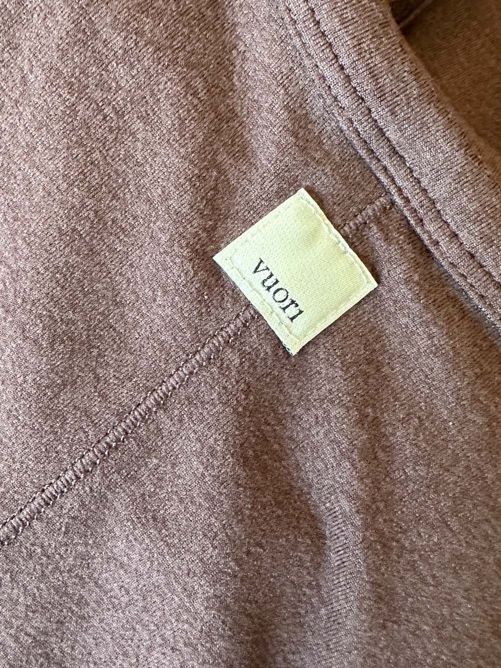 Vuori Halo Essential Jumpsuit XXS Mahogany Heather - Picture 4 of 4